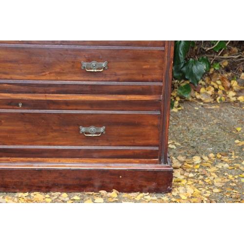 41 - ANTIQUE CHEST OF DRAWERS 
121 X 55 X 121CM