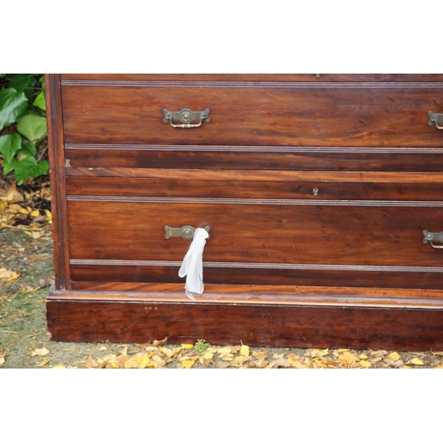 41 - ANTIQUE CHEST OF DRAWERS 
121 X 55 X 121CM