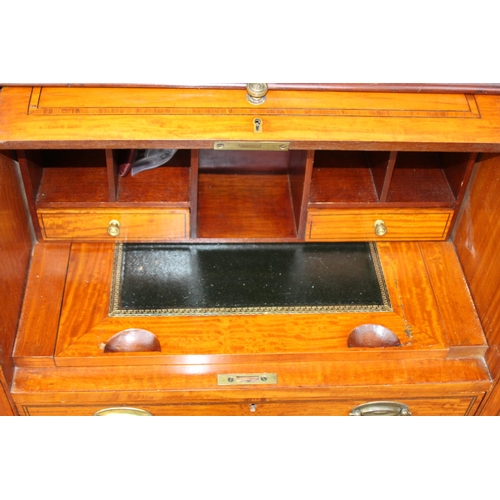 43 - ANTIQUE BUREAU 
59 X 46 X 98CM