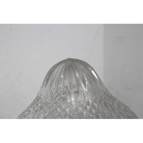 238 - VINTAGE GLASS TABLE LAMP