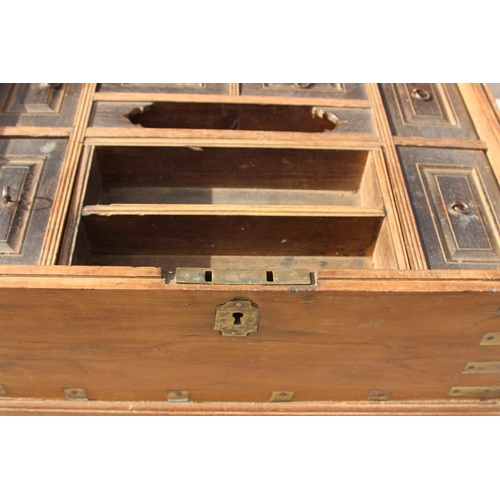 544 - VINTAGE MIDDLE EASTERN CASH BOX 
48 X 34 X 29CM