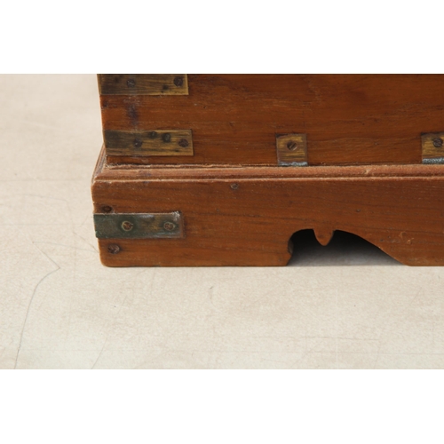 544 - VINTAGE MIDDLE EASTERN CASH BOX 
48 X 34 X 29CM