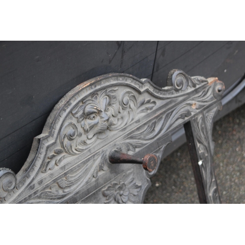 7 - ANTIQUE CARVED COAT RACK
92 X 70CM