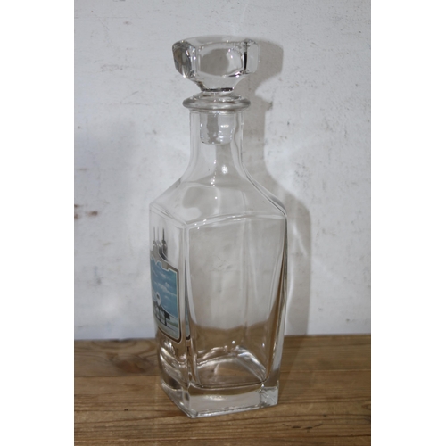 329 - COMMEMMERATIVE CONCORDE DECANTER AND GLASSES
26CM