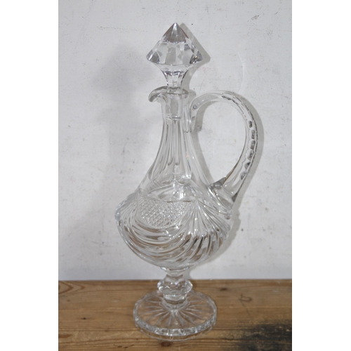 333 - CLARET JUG AND DECANTERS ETC
40CM