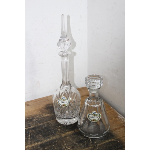 333 - CLARET JUG AND DECANTERS ETC
40CM