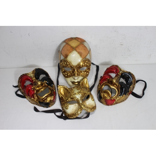 511 - QUANTITY OF MASQUERADE MASKS - HANDMADE IN VENICE 
26CM