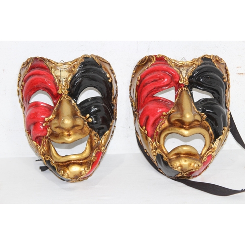 511 - QUANTITY OF MASQUERADE MASKS - HANDMADE IN VENICE 
26CM