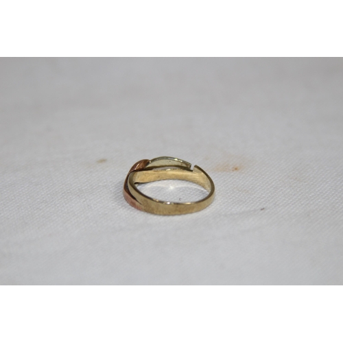 1200 - 9CT SCRAP GOLD RING -  SIZE N 1/2 - 2.80G