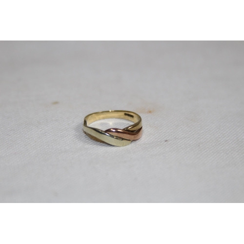 1200 - 9CT SCRAP GOLD RING -  SIZE N 1/2 - 2.80G