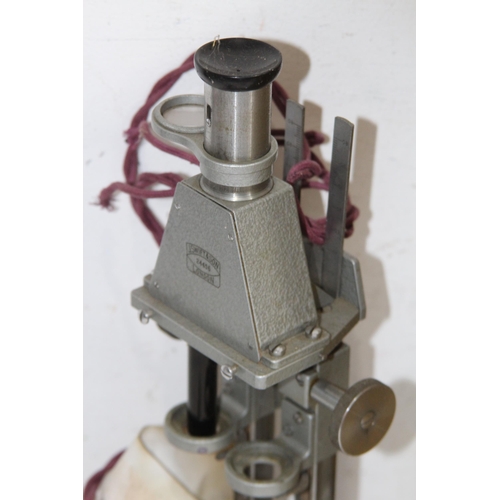 547 - QUANTITY OF VINTAGE MICROSCOPES ETC