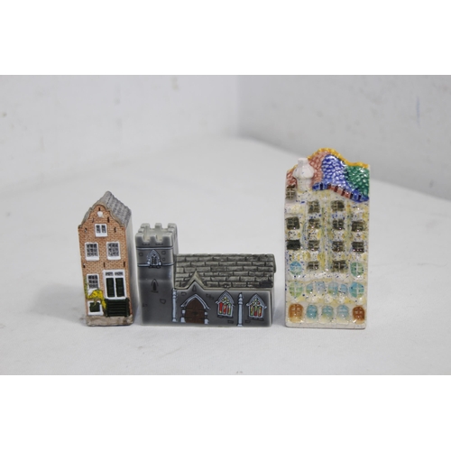 347 - QUANTITY OF MINIATURE BUILDINGS INCLUDING LILLIPUT LANE AND WADE