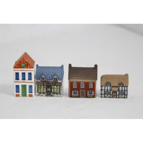 347 - QUANTITY OF MINIATURE BUILDINGS INCLUDING LILLIPUT LANE AND WADE