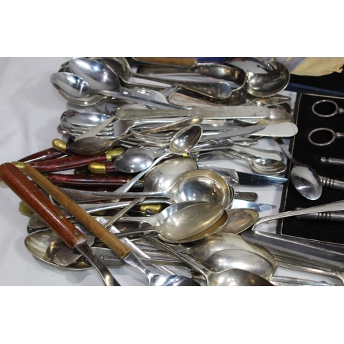 510 - QUANTITY OF CASED AND LOOSE CUTLERY