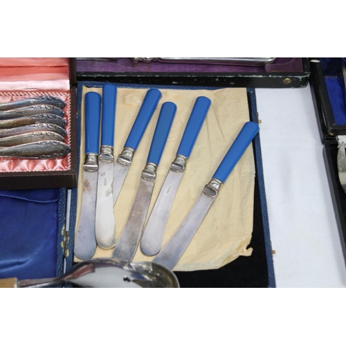 510 - QUANTITY OF CASED AND LOOSE CUTLERY