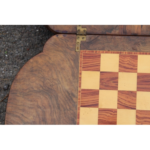 11 - ANTIQUE GAMES TABLE