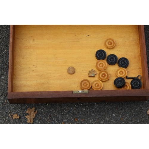 11 - ANTIQUE GAMES TABLE