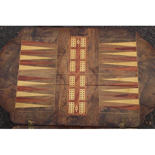 11 - ANTIQUE GAMES TABLE