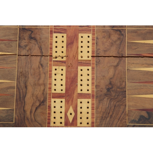 11 - ANTIQUE GAMES TABLE