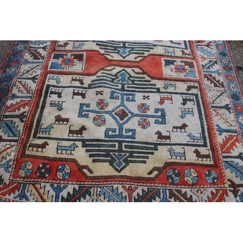 267 - VINTAGE MIDDLE EASTERN RUG
140 X 111CM