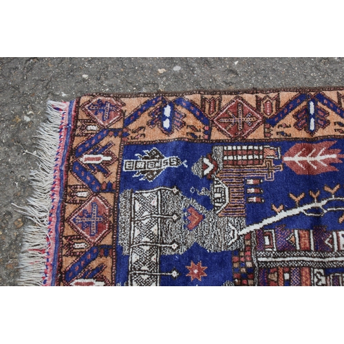 268 - VINTAGE MIDDLE EASTERN RUG
130 X 80CM