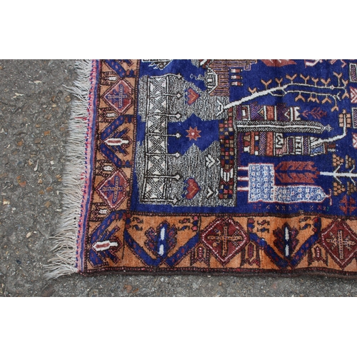 268 - VINTAGE MIDDLE EASTERN RUG
130 X 80CM