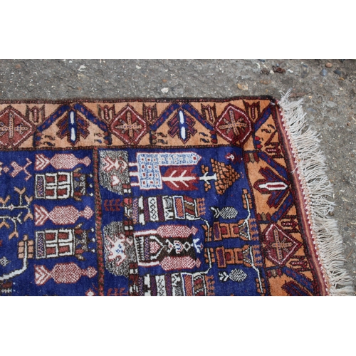 268 - VINTAGE MIDDLE EASTERN RUG
130 X 80CM