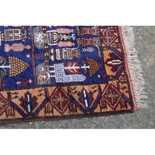 268 - VINTAGE MIDDLE EASTERN RUG
130 X 80CM