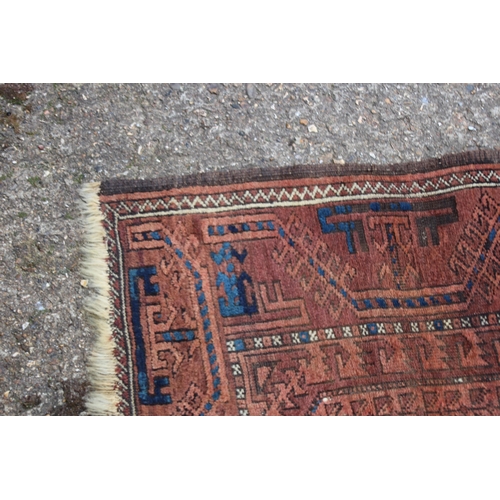 276 - 2 X VINTAGE MIDDLE EASTERN RUGS 
165 X 90CM