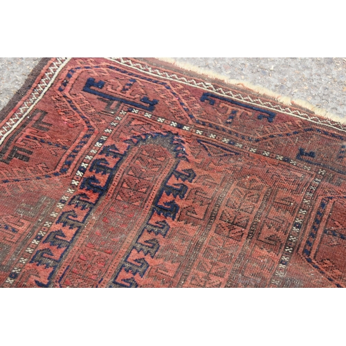 276 - 2 X VINTAGE MIDDLE EASTERN RUGS 
165 X 90CM