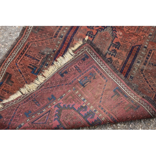 276 - 2 X VINTAGE MIDDLE EASTERN RUGS 
165 X 90CM