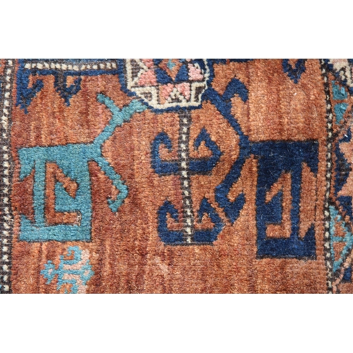 276 - 2 X VINTAGE MIDDLE EASTERN RUGS 
165 X 90CM