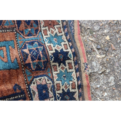 276 - 2 X VINTAGE MIDDLE EASTERN RUGS 
165 X 90CM