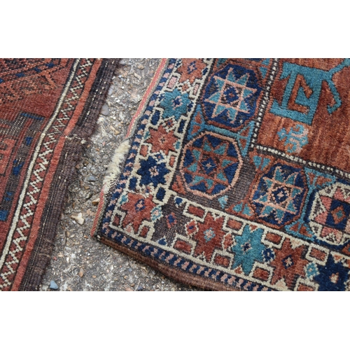 276 - 2 X VINTAGE MIDDLE EASTERN RUGS 
165 X 90CM