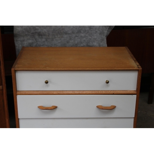 52 - G PLAN E GOMME CHEST OF DRAWERS AND TALL BOY
76 X 46 X 85CM