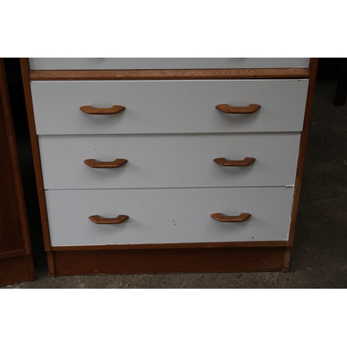 52 - G PLAN E GOMME CHEST OF DRAWERS AND TALL BOY
76 X 46 X 85CM