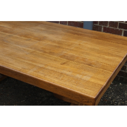 73 - LARGE OAK  DINING TABLE 
180 X 100 X 77CM