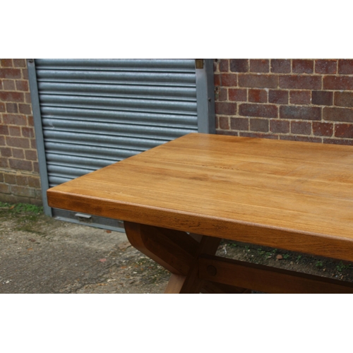 73 - LARGE OAK  DINING TABLE 
180 X 100 X 77CM