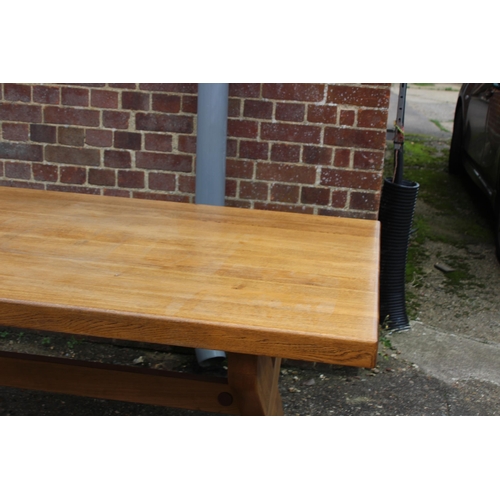 73 - LARGE OAK  DINING TABLE 
180 X 100 X 77CM