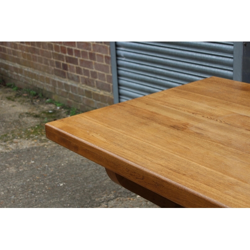 73 - LARGE OAK  DINING TABLE 
180 X 100 X 77CM