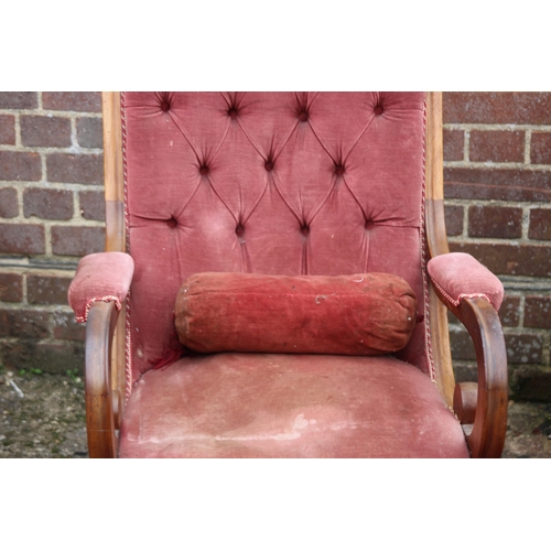 79 - 2 X ANTIQUE ARMCHAIRS
67 X 72 X 95CM