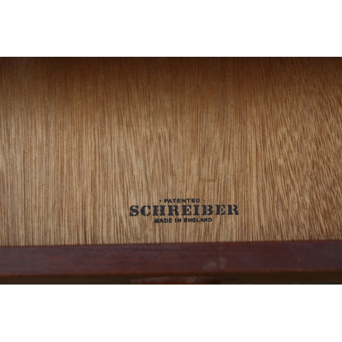 82 - SCHREIBER MULTI CHEST, AVALON CHEST OF DRAWERS AND TEAK SIDEBOARD
96 X 44 X 84CM