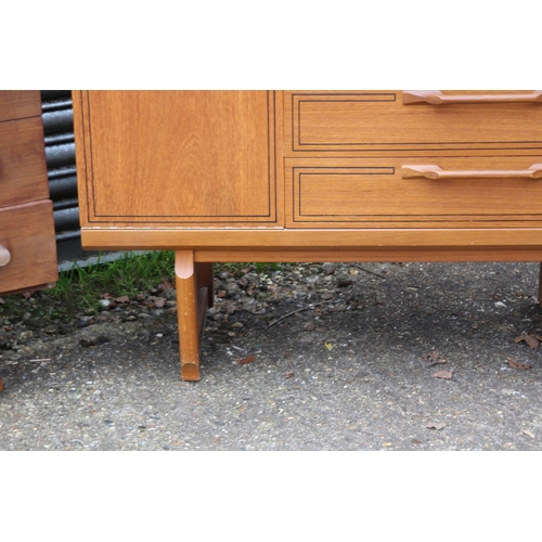 82 - SCHREIBER MULTI CHEST, AVALON CHEST OF DRAWERS AND TEAK SIDEBOARD
96 X 44 X 84CM