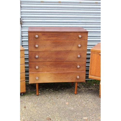 82 - SCHREIBER MULTI CHEST, AVALON CHEST OF DRAWERS AND TEAK SIDEBOARD
96 X 44 X 84CM