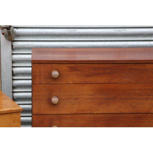 82 - SCHREIBER MULTI CHEST, AVALON CHEST OF DRAWERS AND TEAK SIDEBOARD
96 X 44 X 84CM