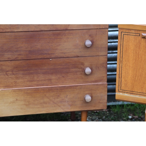 82 - SCHREIBER MULTI CHEST, AVALON CHEST OF DRAWERS AND TEAK SIDEBOARD
96 X 44 X 84CM