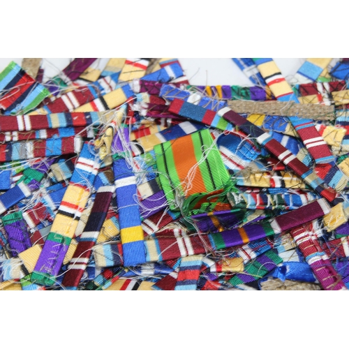 903 - LARGE QUANTITY OF WWII MILITARY RIBBONS