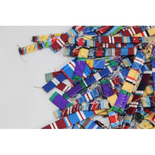 903 - LARGE QUANTITY OF WWII MILITARY RIBBONS