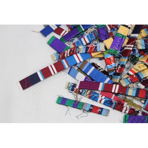 903 - LARGE QUANTITY OF WWII MILITARY RIBBONS