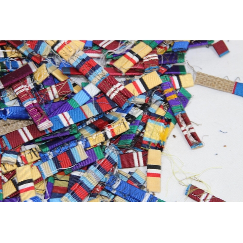 903 - LARGE QUANTITY OF WWII MILITARY RIBBONS